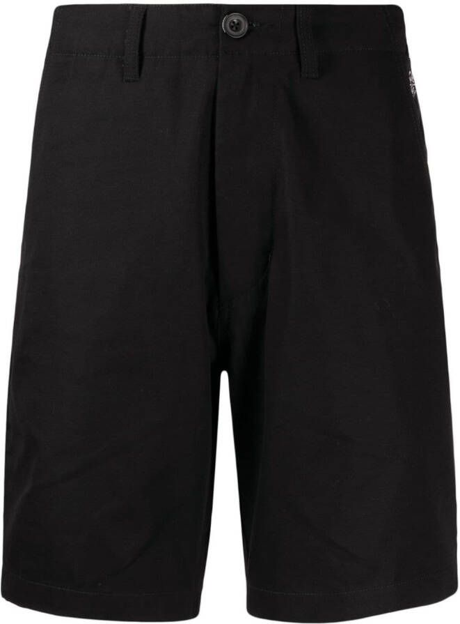 CHOCOOLATE Bermuda shorts met logopatch Zwart