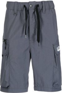 CHOCOOLATE Bermuda shorts met trekkoordtaille Blauw