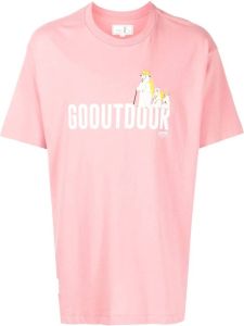 CHOCOOLATE T-shirt met grafische print Roze