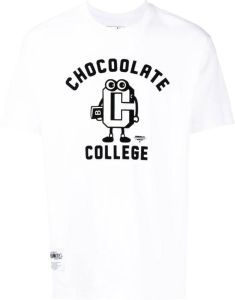 CHOCOOLATE T-shirt met grafische print Wit