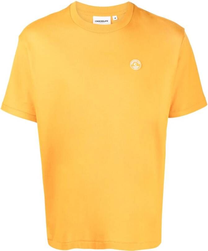 CHOCOOLATE T-shirt met logopatch Oranje