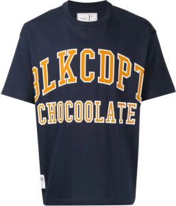 CHOCOOLATE T-shirt met logoprint Blauw