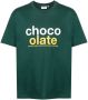 CHOCOOLATE T-shirt met logoprint Groen - Thumbnail 1