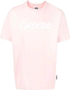 CHOCOOLATE T-shirt met logoprint Roze