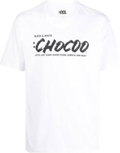 CHOCOOLATE T-shirt met logoprint Wit