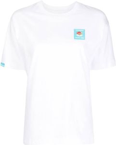 CHOCOOLATE T-shirt met patch Wit