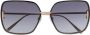 Chopard Eyewear Zonnebril met vierkant montuur Zwart - Thumbnail 1