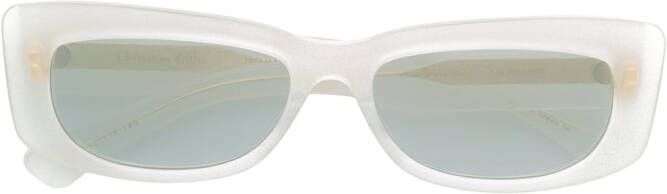 Christian Roth Dreesen rectangular sunglasses Wit