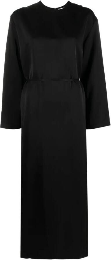Christian Wijnants Midi-jurk met gestrikte taille Zwart