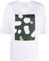 Christian Wijnants T-shirt met abstracte print Wit - Thumbnail 1
