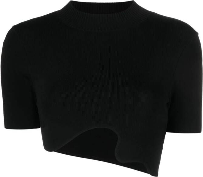 Christopher Esber Asymmetrische top Zwart