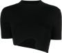 Christopher Esber Asymmetrische top Zwart - Thumbnail 1