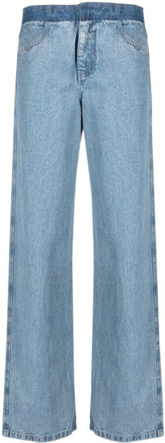Christopher Esber Straight jeans Blauw
