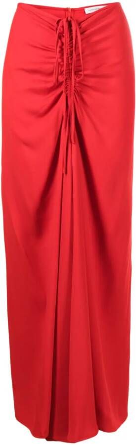 Christopher Esber High waist rok Rood