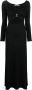 Christopher Esber Maxi-jurk met uitgesneden detail Zwart - Thumbnail 1