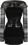 Christopher Esber Mini-jurk met tule Zwart - Thumbnail 1