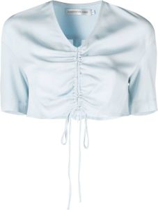Christopher Esber Cropped top Blauw