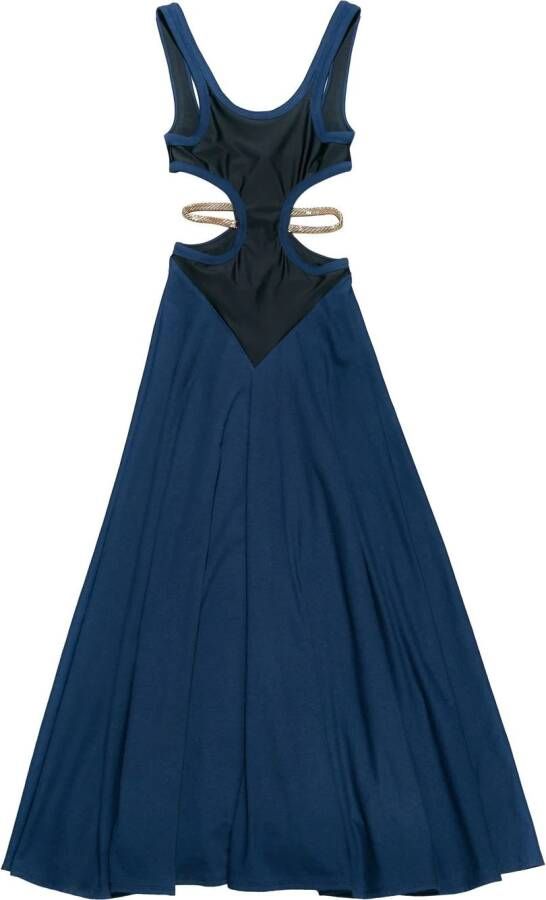 Christopher Kane Flared jurk Blauw