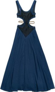 Christopher Kane Flared jurk Blauw