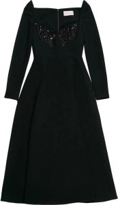 Christopher Kane Flared jurk Zwart