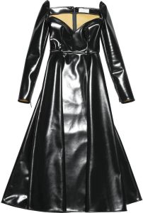Christopher Kane Flared midi-jurk Zwart
