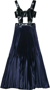 Christopher Kane Geplooide jurk Blauw