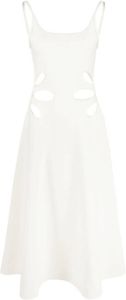 Christopher Kane Midi-jurk met uitgesneden detail Wit