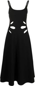 Christopher Kane Midi-jurk met uitgesneden detail Zwart