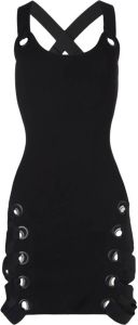 Christopher Kane Mini-jurk met ringlets Zwart