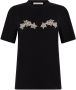 Christopher Kane T-shirt met bloemenapplicatie Zwart - Thumbnail 1
