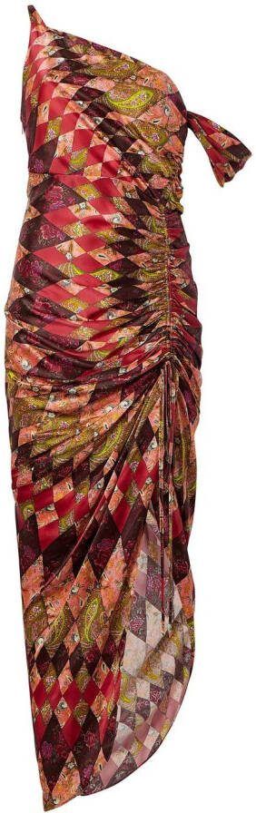 Cinq A Sept Asymmetrische jurk Roze