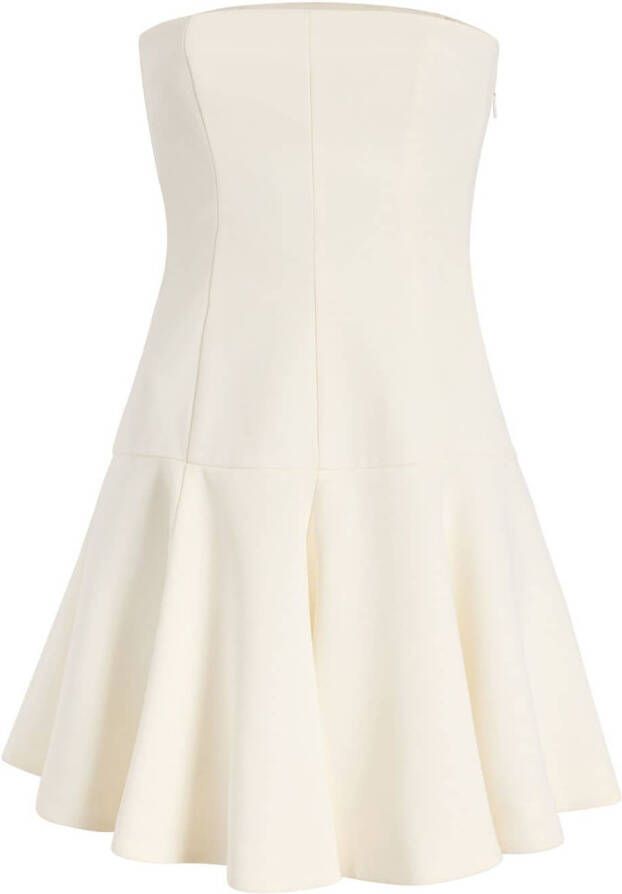 Cinq A Sept Strapless mini-jurk Wit