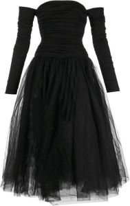 Cinq A Sept Flared jurk Zwart