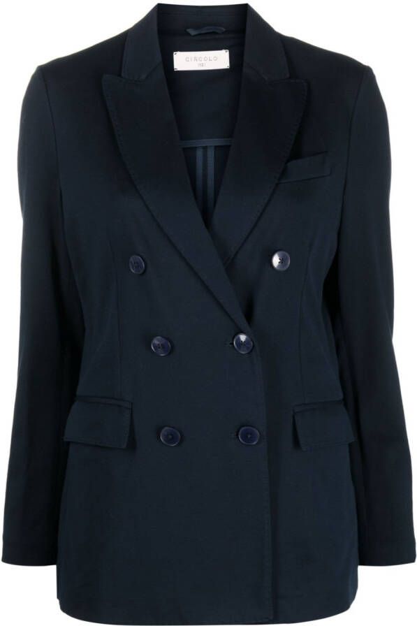 Circolo 1901 Blazer met dubbele rij knopen Blauw