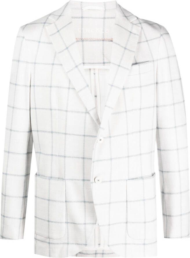 Circolo 1901 Geruite blazer Beige