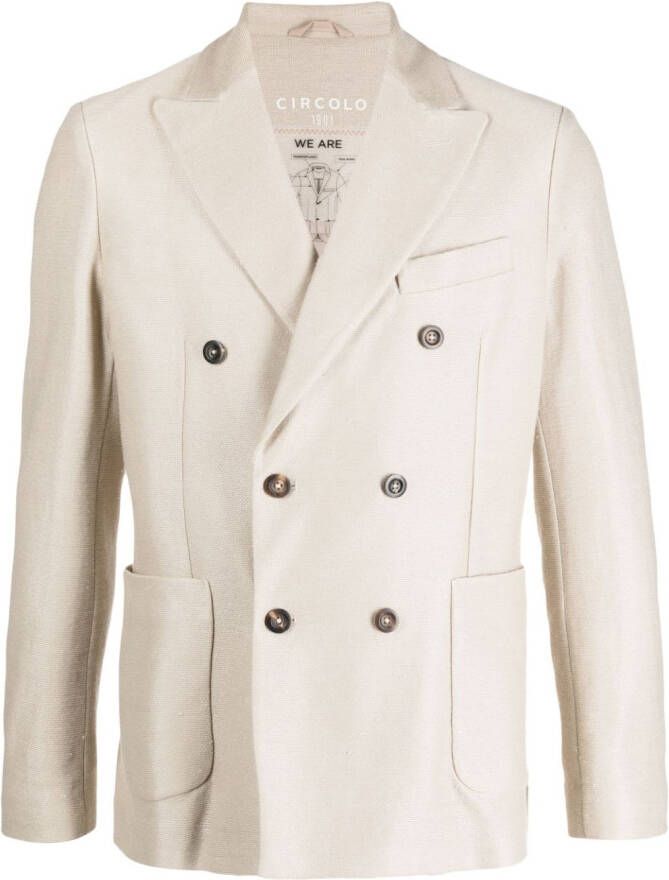 Circolo 1901 Linnen blazer Beige