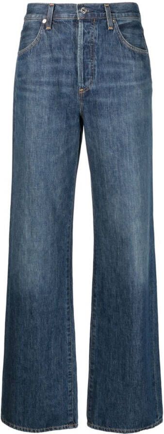 Citizens of Humanity Annina high-rise wide-leg jeans Blauw