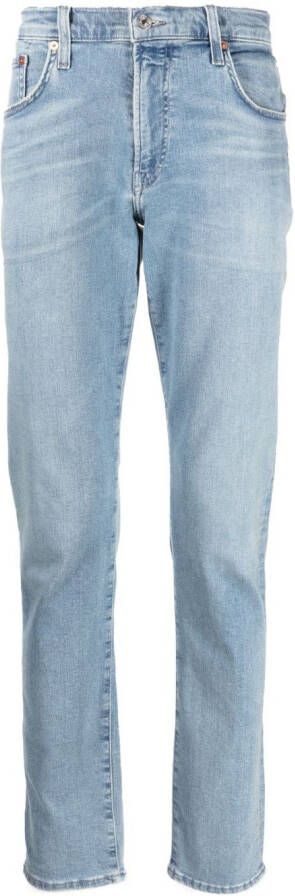 Citizens of Humanity Jeans met logopatch Blauw