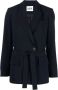 Claudie Pierlot Blazer met dubbele rij knopen Blauw - Thumbnail 1