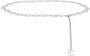 Claudie Pierlot Riem met monogram Zilver - Thumbnail 1