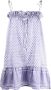 Cloe Cassandro Daisy-print strappy mini dress Paars - Thumbnail 1