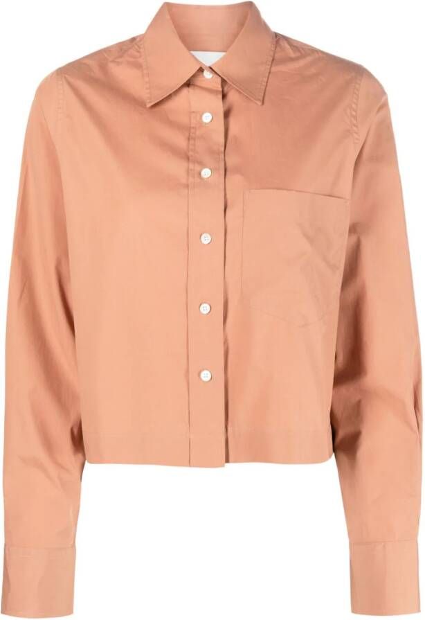 Closed Cropped blouse Beige