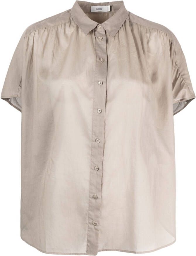 Closed Button-down blouse Beige