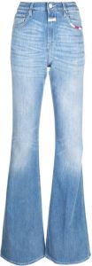 Closed Jeans met flared effect Blauw