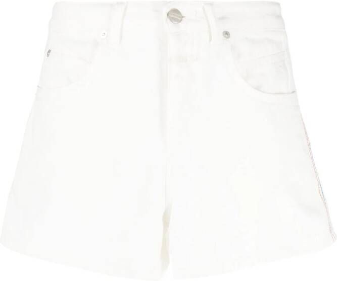 Closed High waist shorts Wit