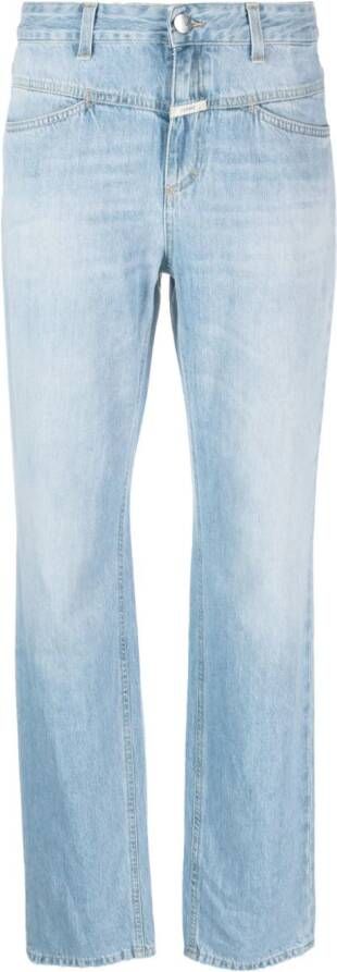 Closed Straight-X straight jeans Blauw