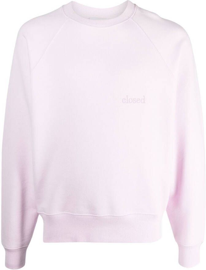 Closed Sweater met logoprint Roze