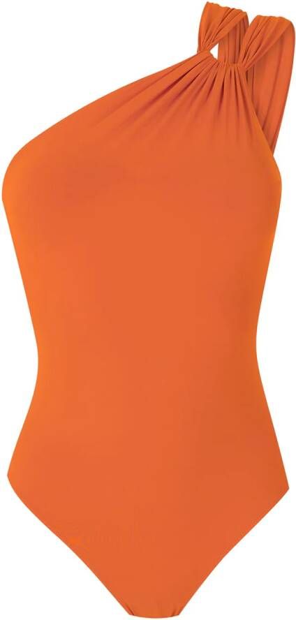 Clube Bossa Asymmetrisch badpak Oranje