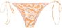 Clube Bossa Bikinislip met bladprint Oranje - Thumbnail 1