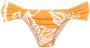 Clube Bossa Bikinislip met bladprint Oranje - Thumbnail 1